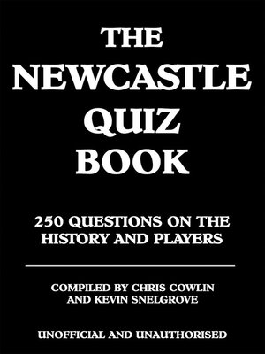 cover image of The Newcastle Quiz Book